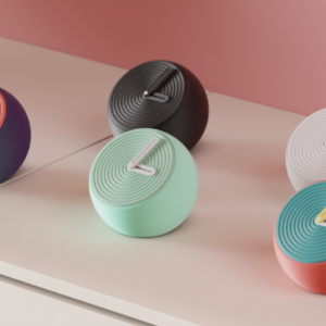 Rippleround table clock